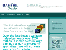 Tablet Screenshot of gabrielmedia.net